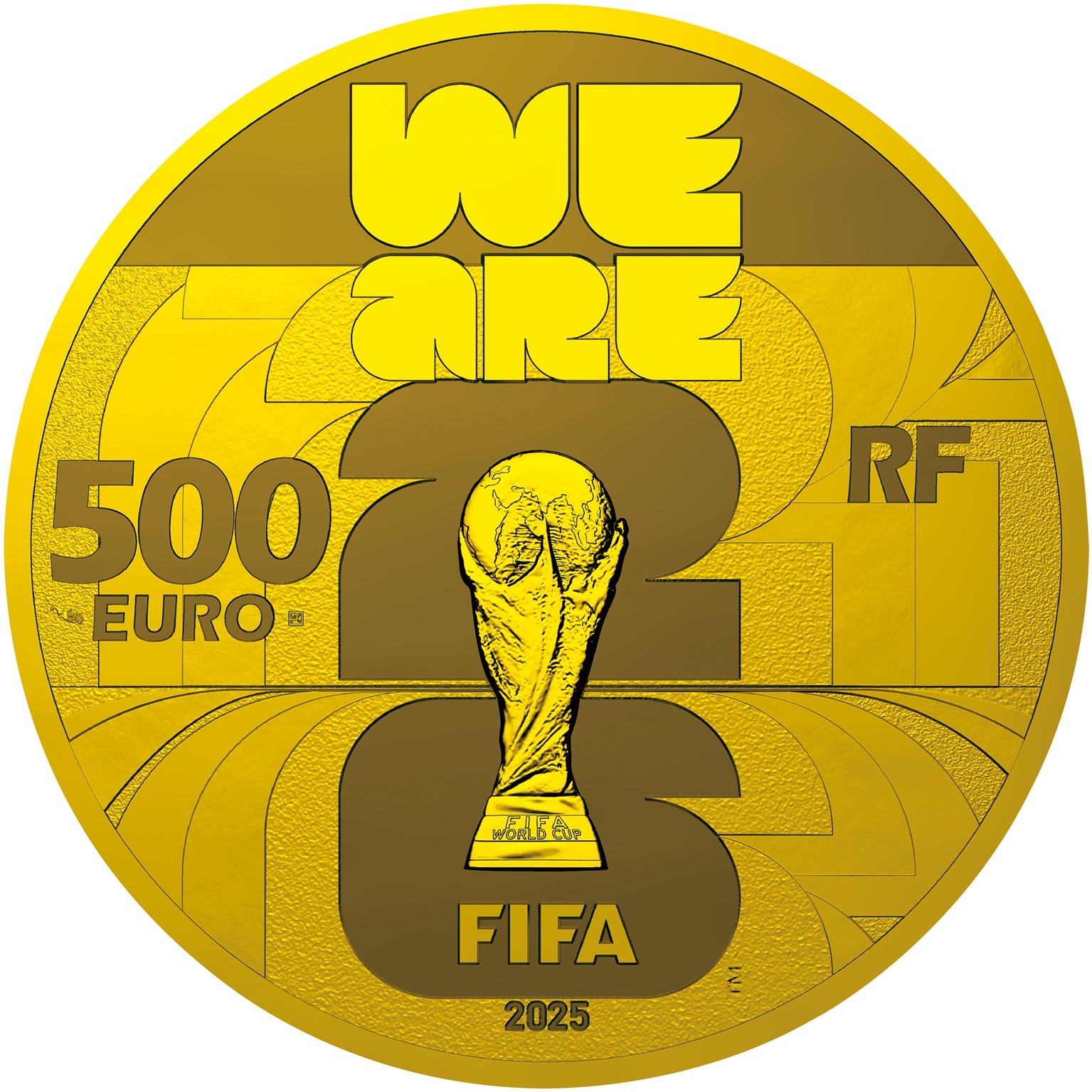 500ユーロ金貨〈フランス〉裏面