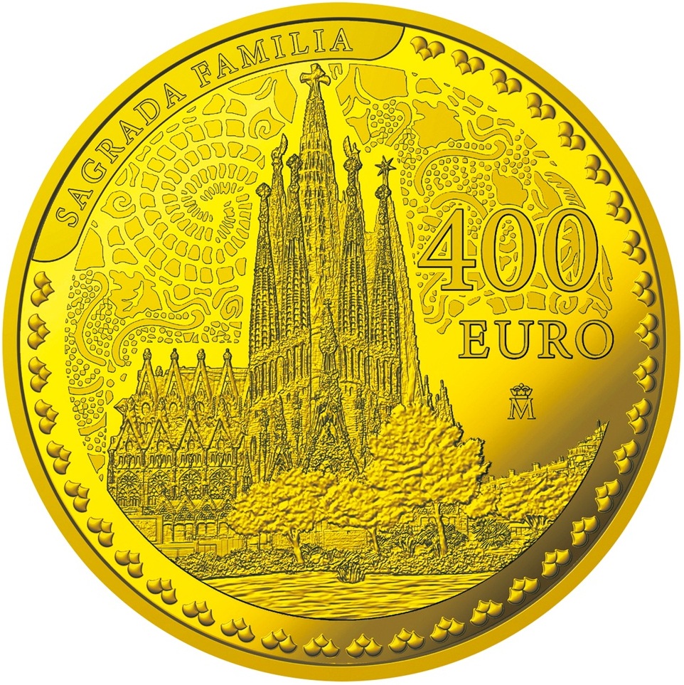 A. 400ユーロ金貨裏面