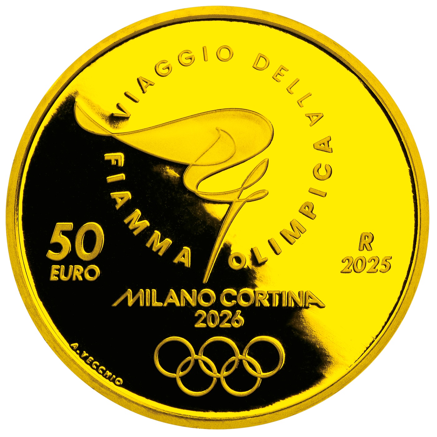 A.50ユーロ金貨裏面