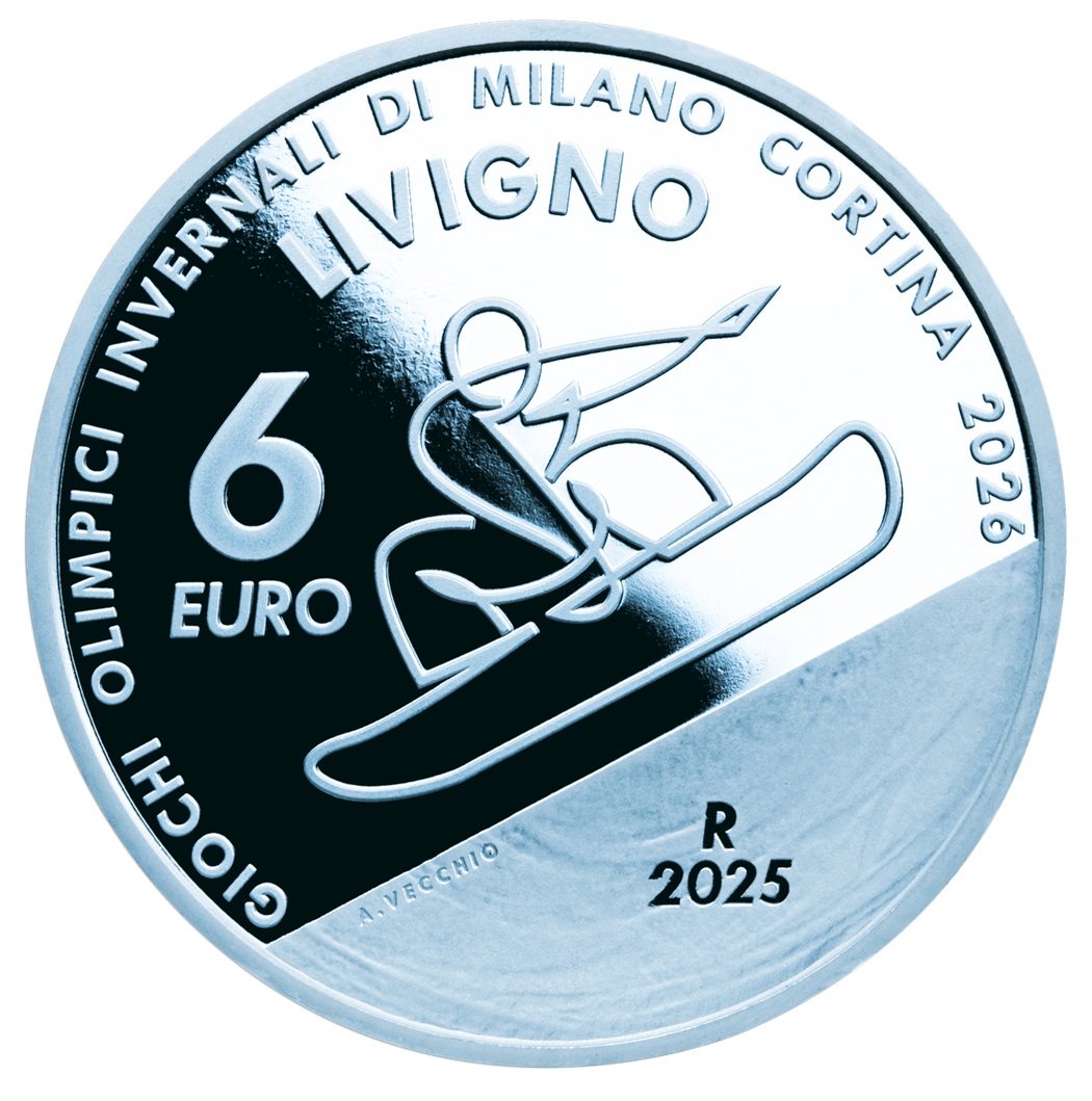 3. スノーボード銀貨裏面