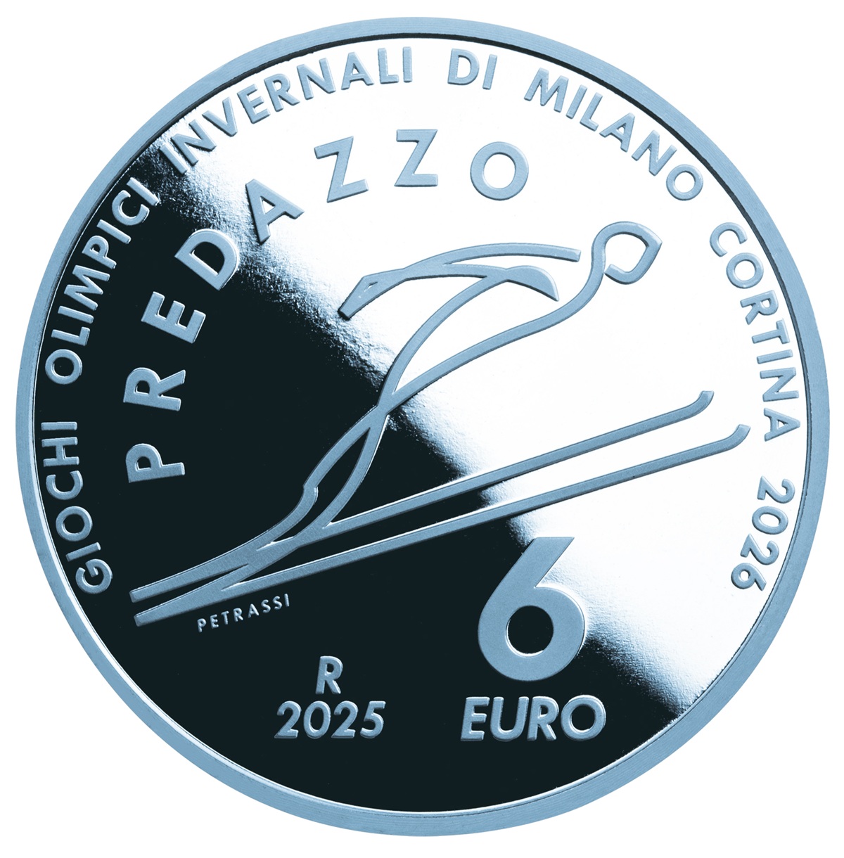 4. スキージャンプ銀貨裏面