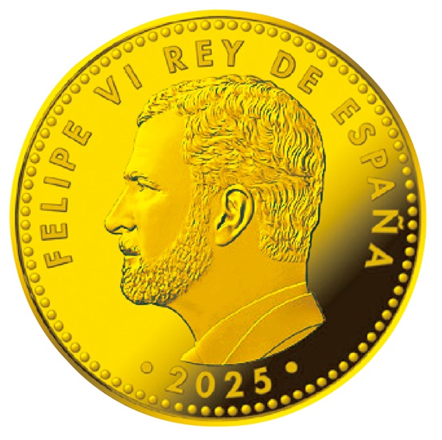 400ユーロ金貨〈スペイン〉表面