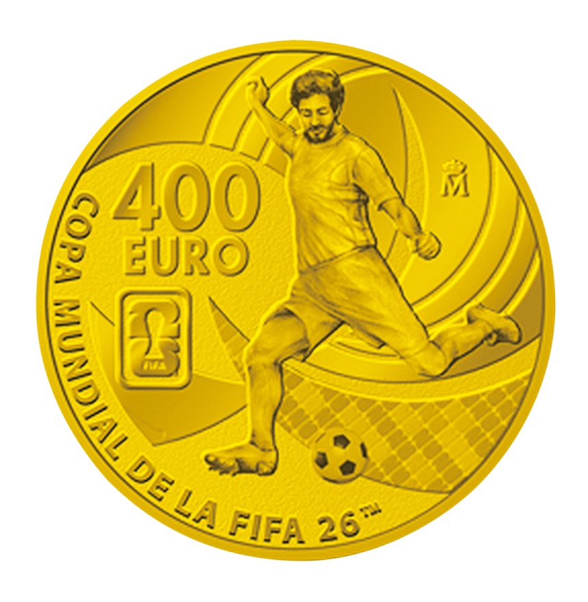 400ユーロ金貨〈スペイン〉裏面