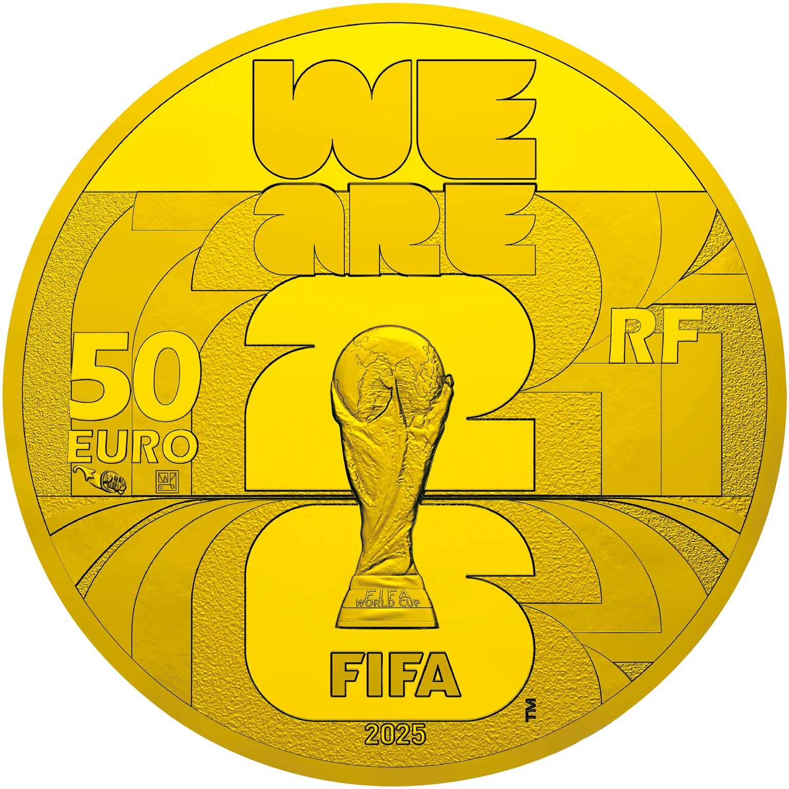 50ユーロ金貨〈フランス〉裏面