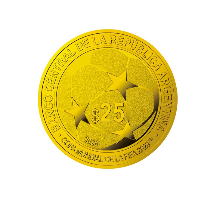 25ペソ金貨〈アルゼンチン〉表面