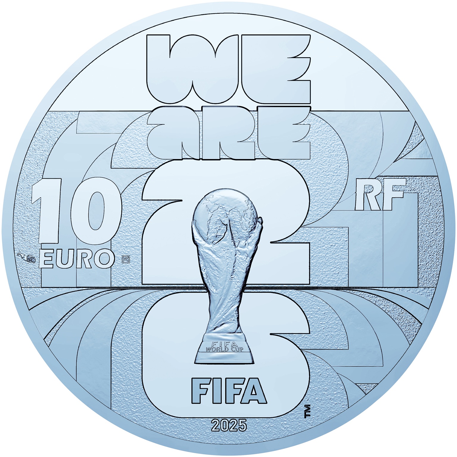 銀貨3種セット 10ユーロ銀貨〈フランス〉裏面
