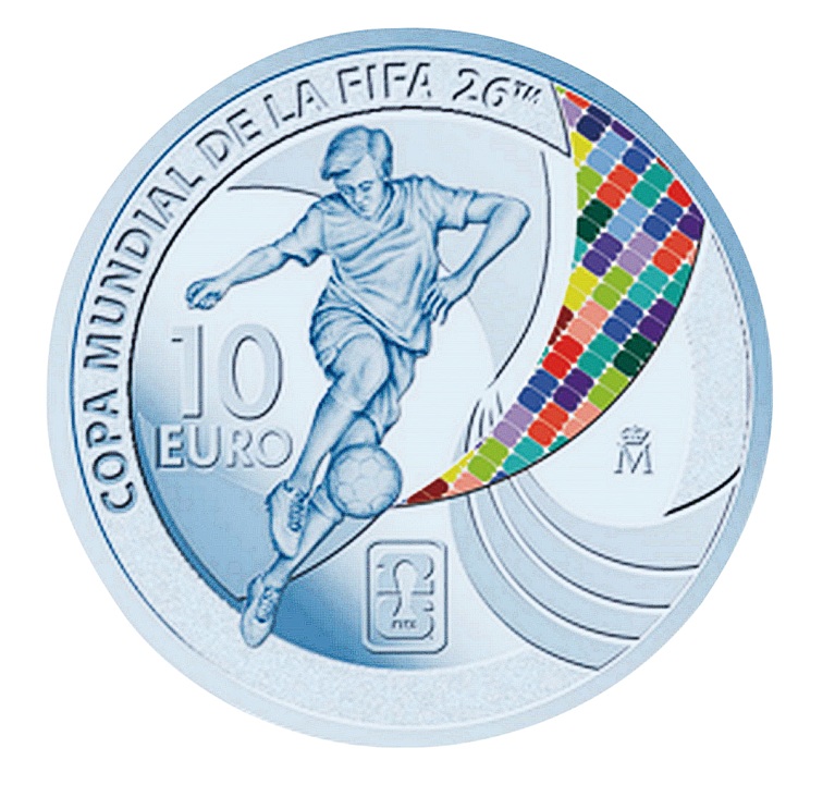 銀貨3種セット 10ユーロ銀貨〈スペイン〉裏面