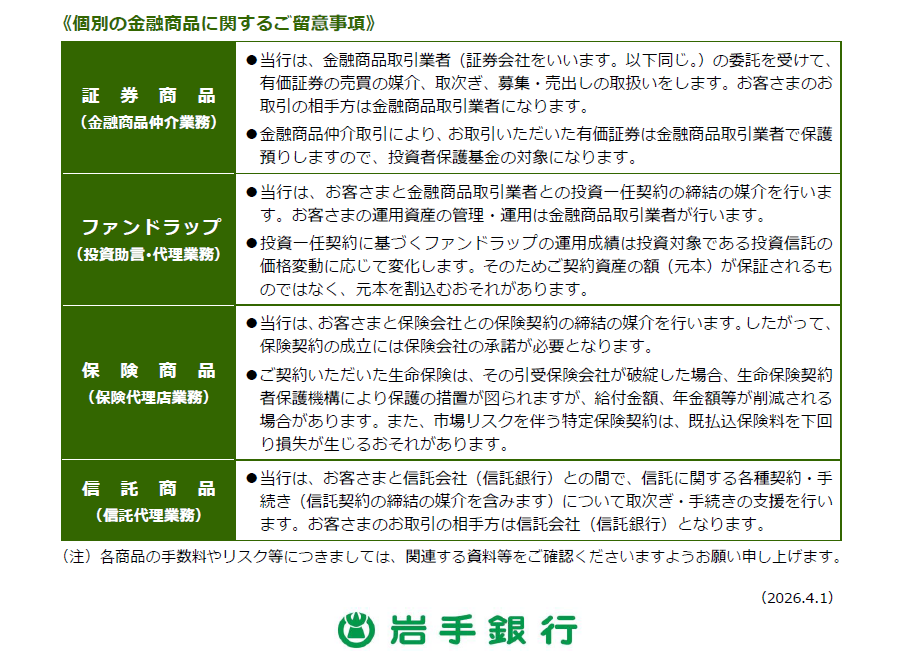 金銭債権等と預金等との誤認防止について